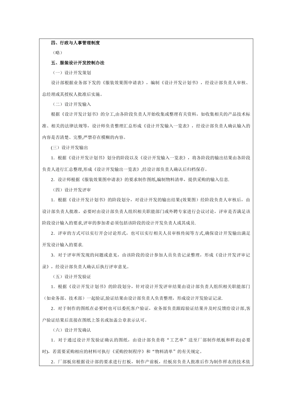 人力资源管理服装制造公司员工手册_第2页
