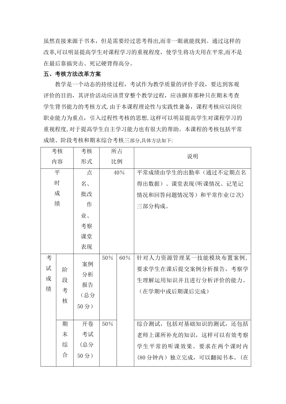 人力资源管理考试改革实施方案_第2页