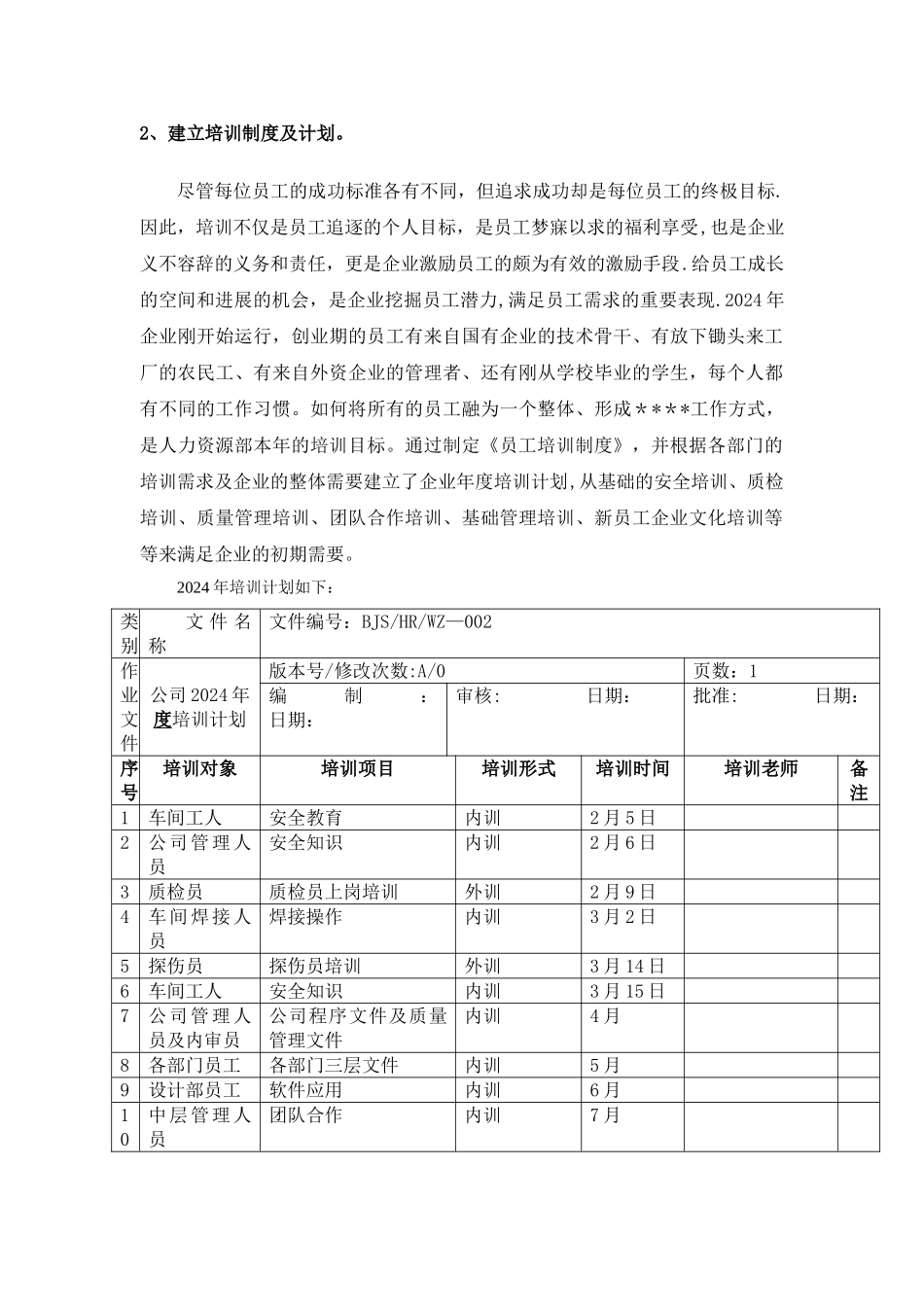人力资源部年度工作总结及年度工作计划_第3页