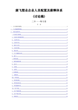 人员配置及岗位职责