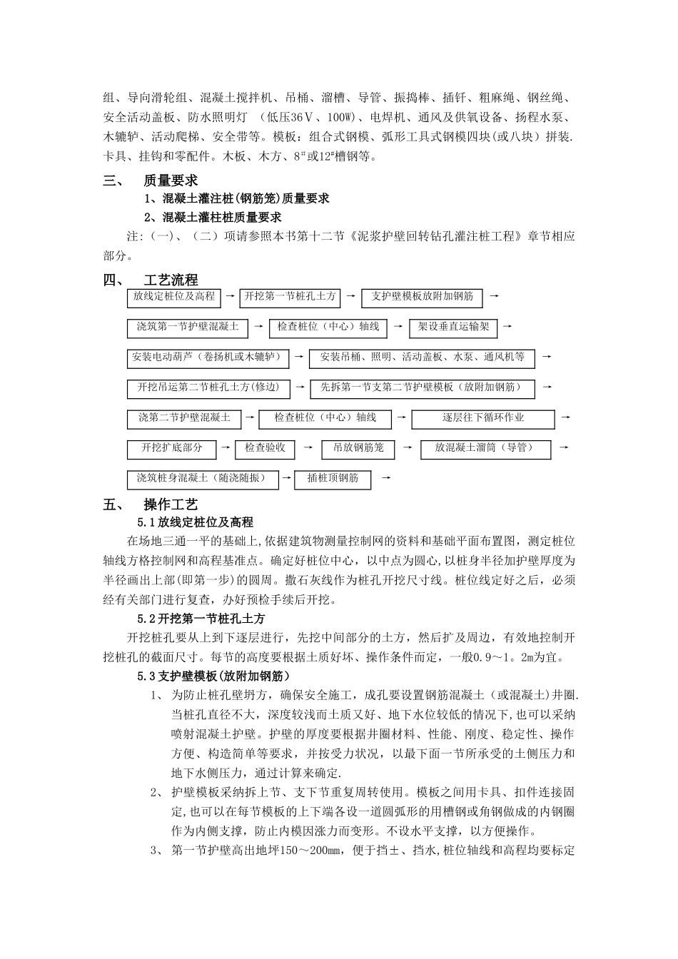 人工成孔灌注桩施工专项方案_第2页
