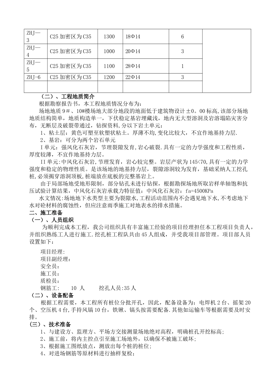 人工挖孔桩施工方案(修改)_第2页