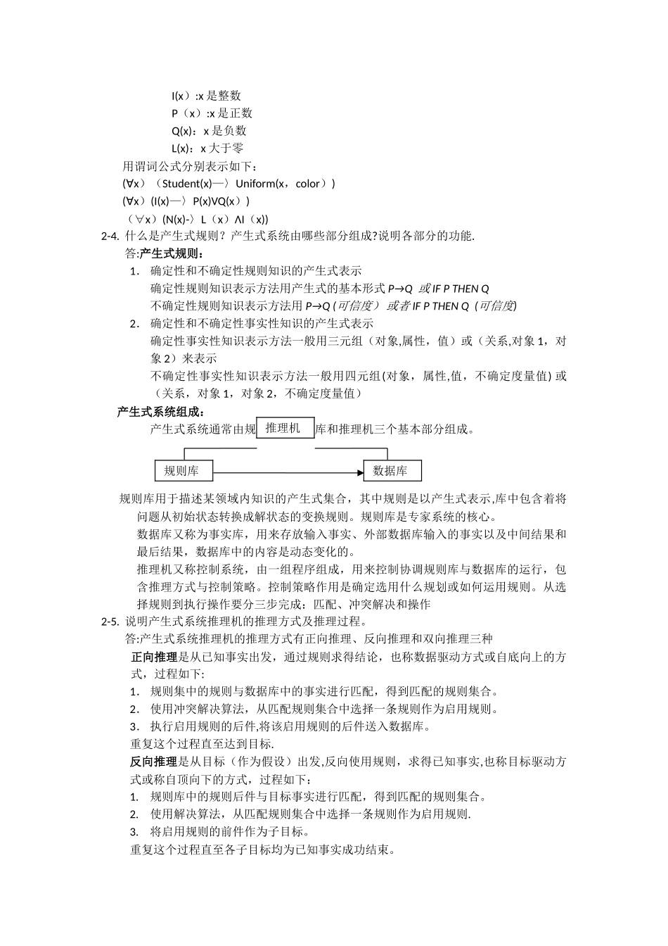 人工智能期末考试复习提纲_第3页
