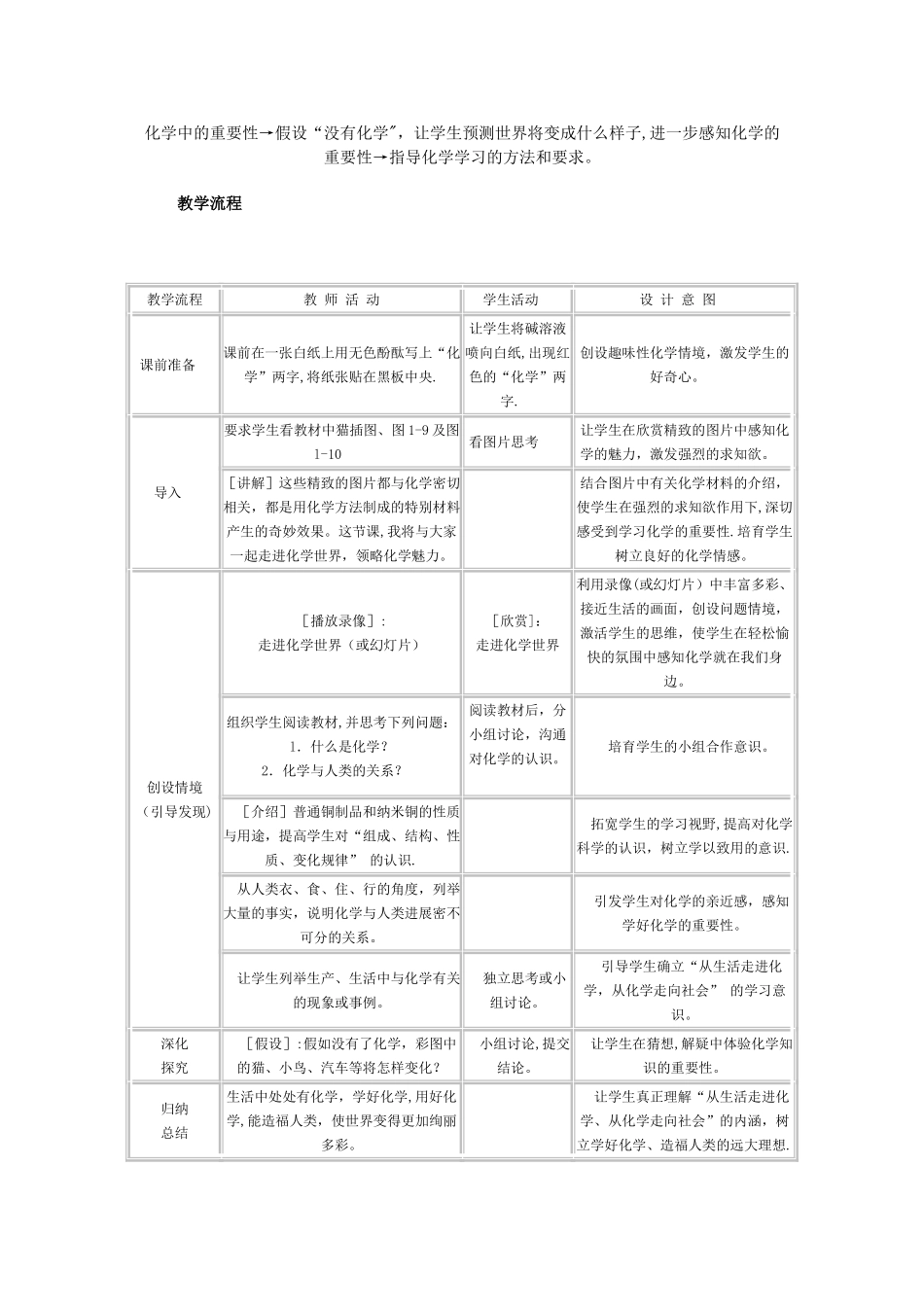 人教版初中化学教案-走进化学实验室_第2页
