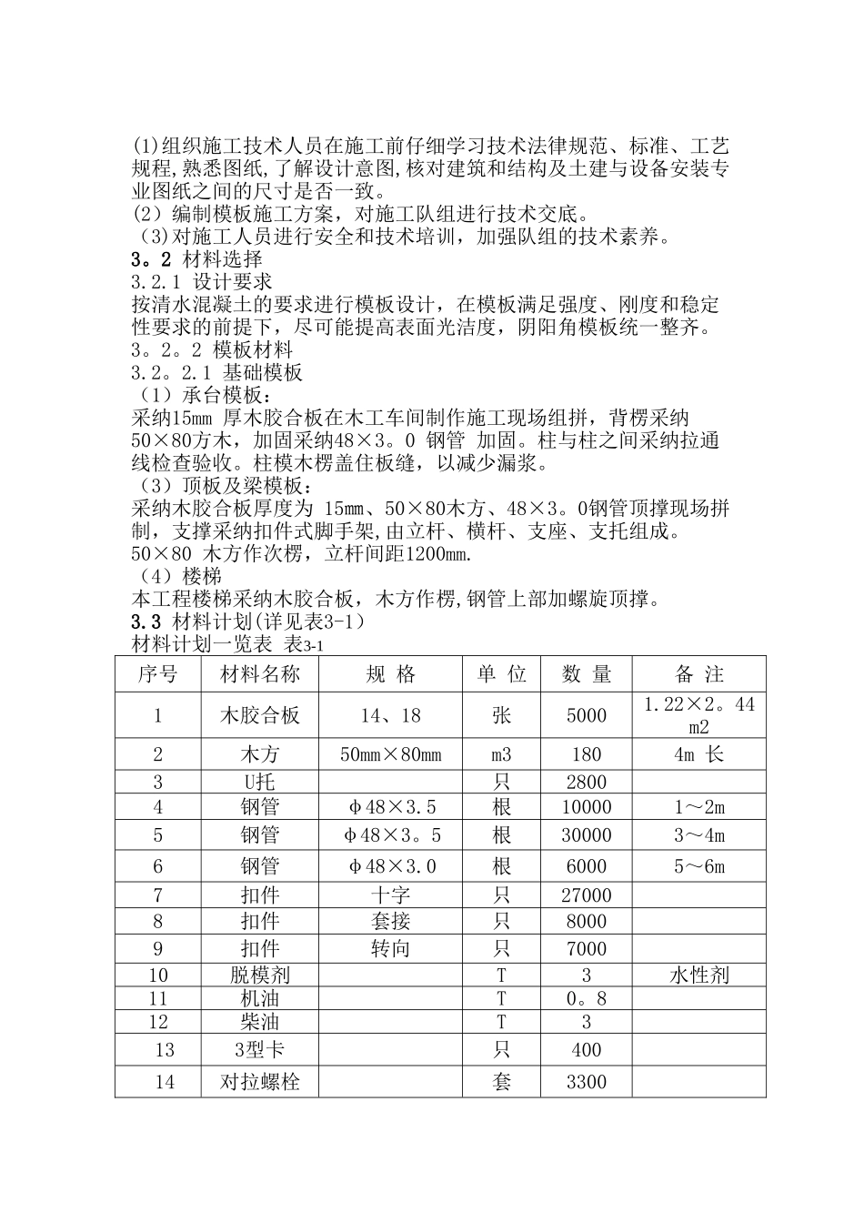 人防地下室模板支撑专项施工方案_第2页
