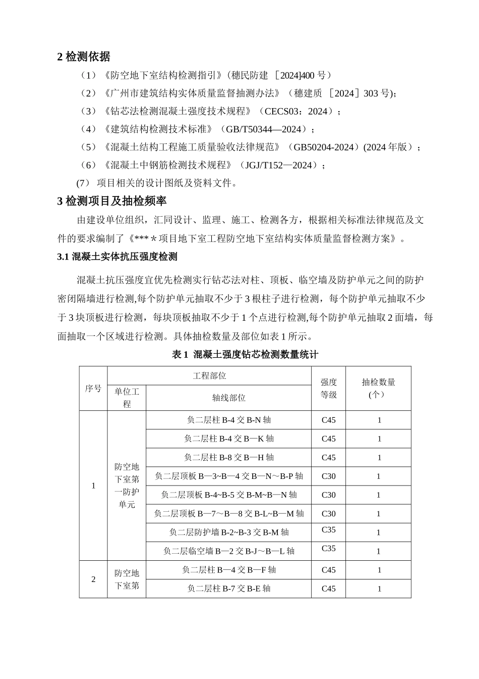 人防地下室结构实体检测方案_第2页
