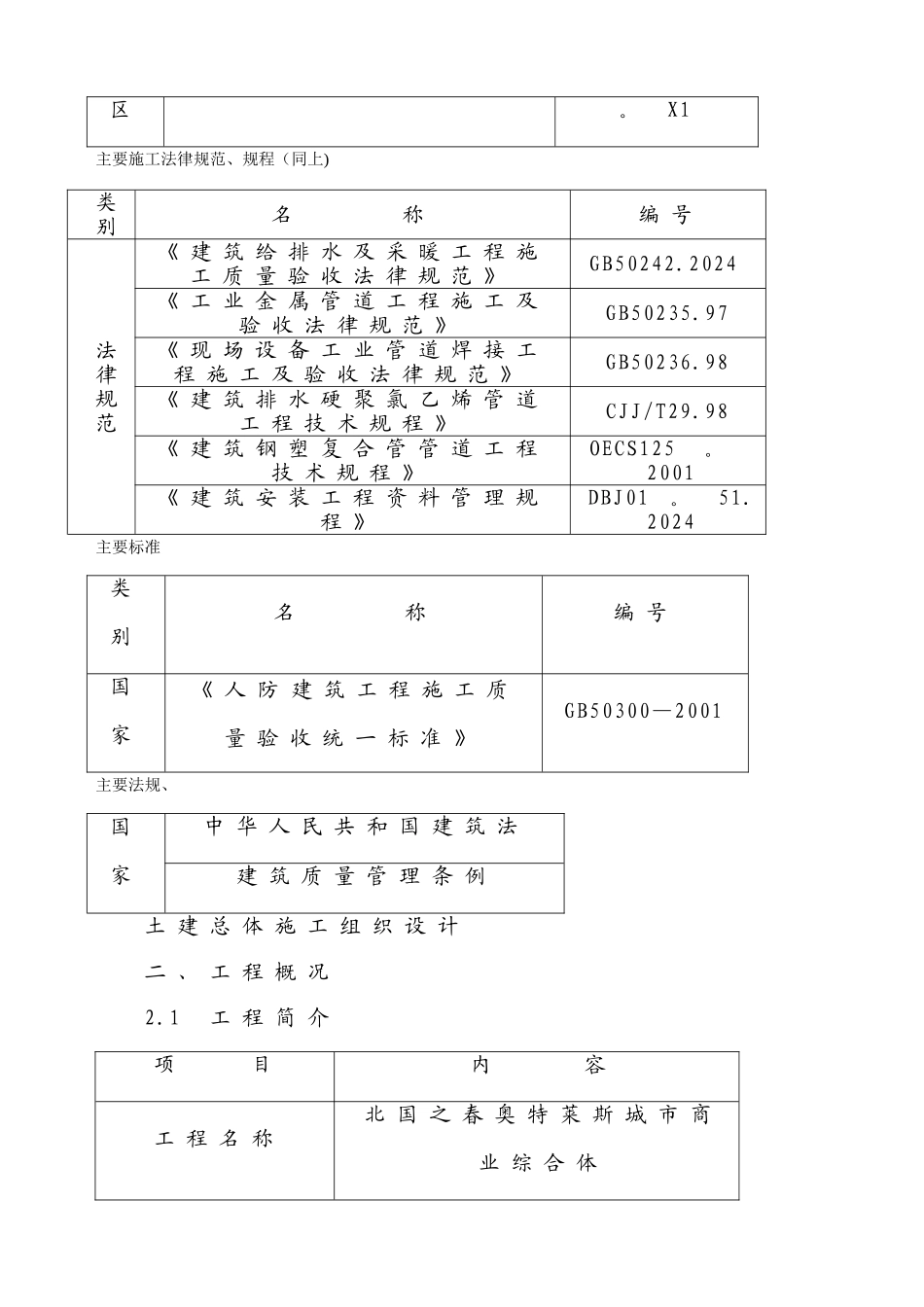 人防工程水暖施工方案secret_第3页