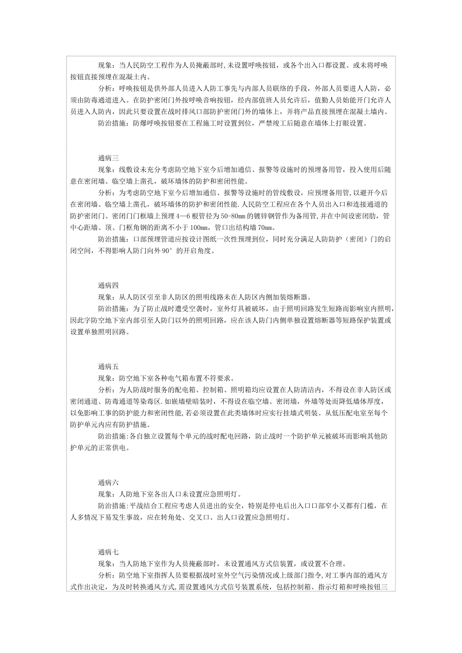 人防工程电气安装通病_第2页