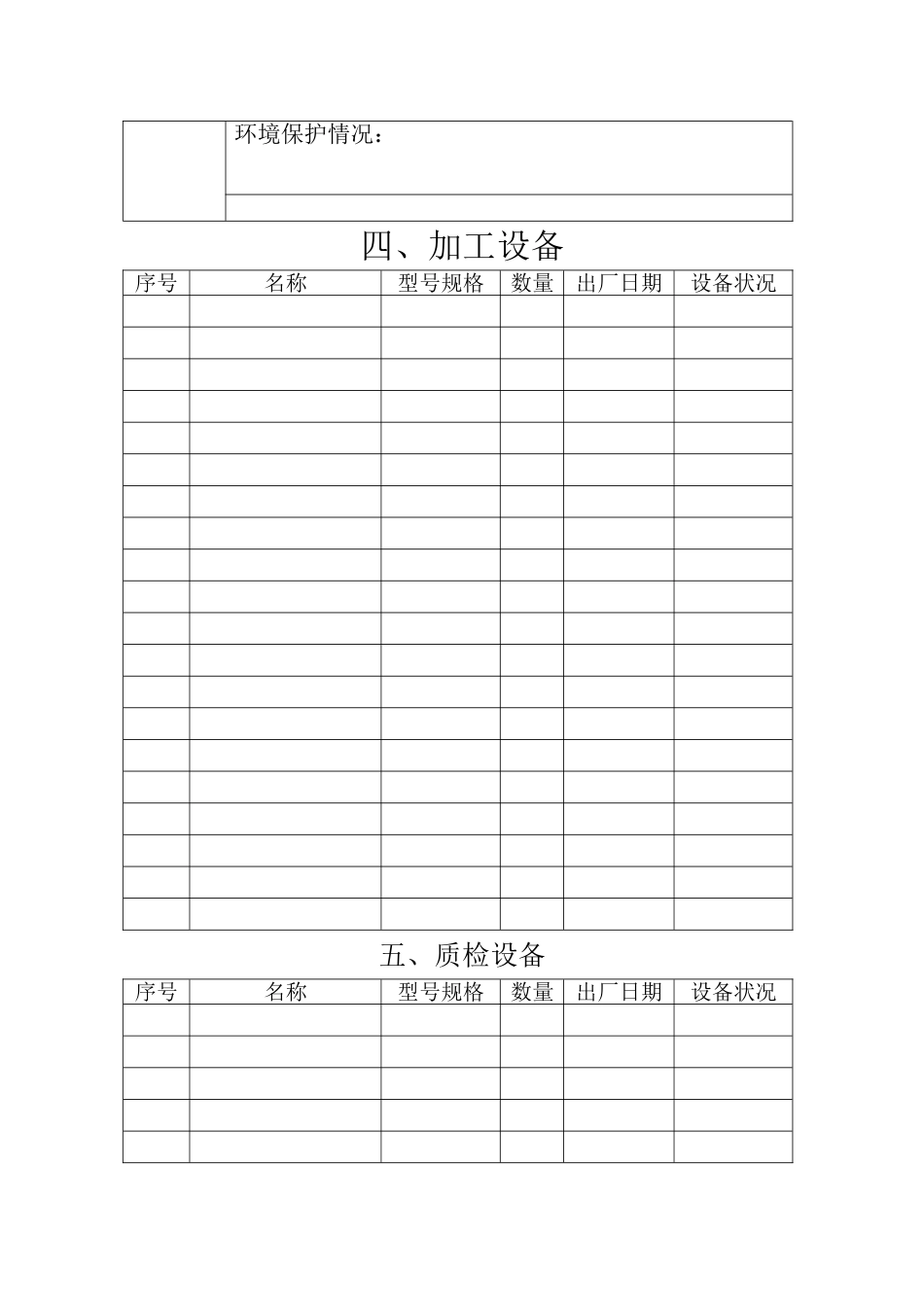 人防工程防护设备定点生产和安装企业换证审批表_第3页