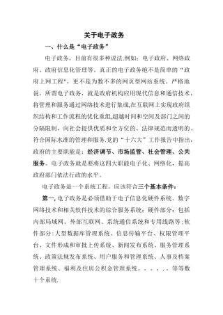 什么是“电子政务”