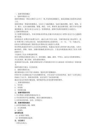 什么是思维导图？