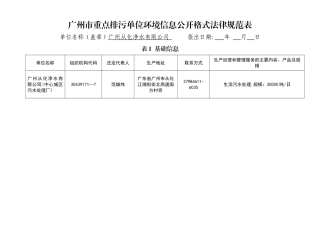 从化中心城区污水处理厂