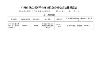从化明珠工业区污水处理厂-广州环境保护局