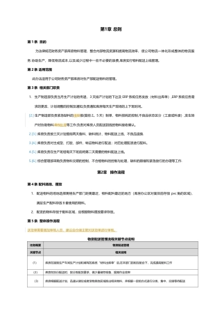 仓储物料配送管理办法