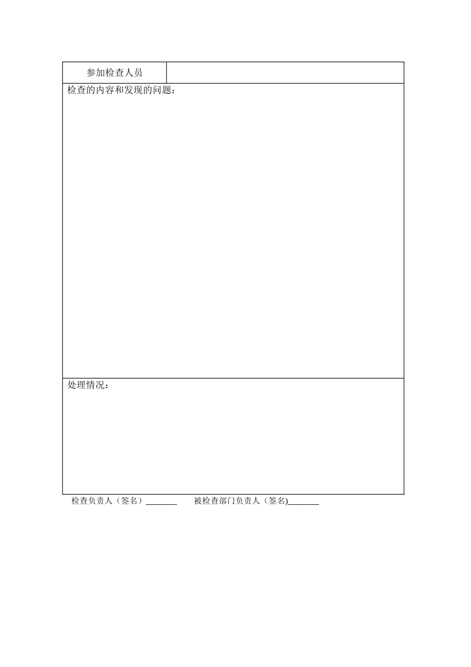 仓库消防安全检查记录_第2页