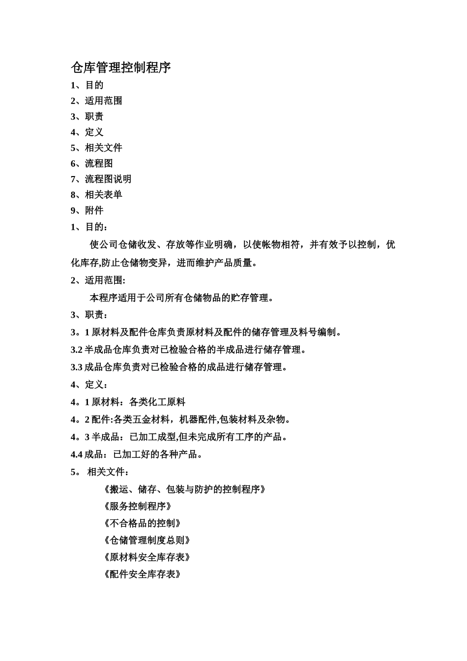 仓库管理控制程序_第1页