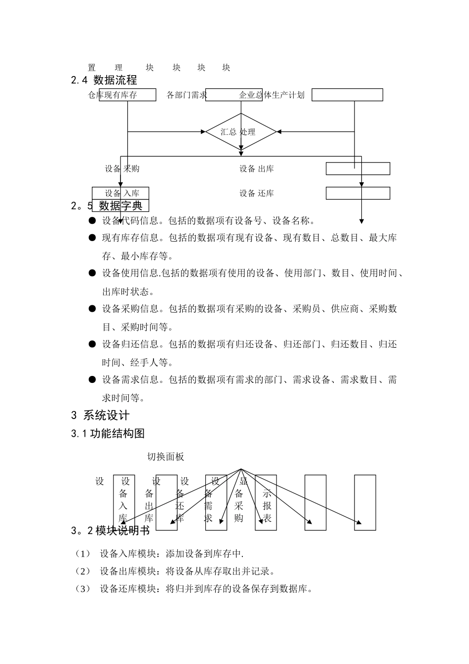 仓库管理系统实验报告_第3页