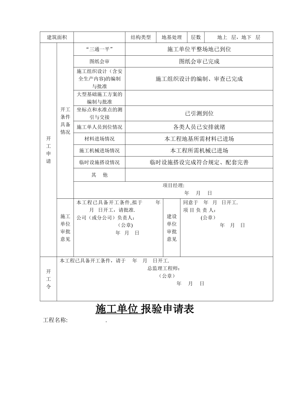 地基处理竣工资料表格汇总_第2页
