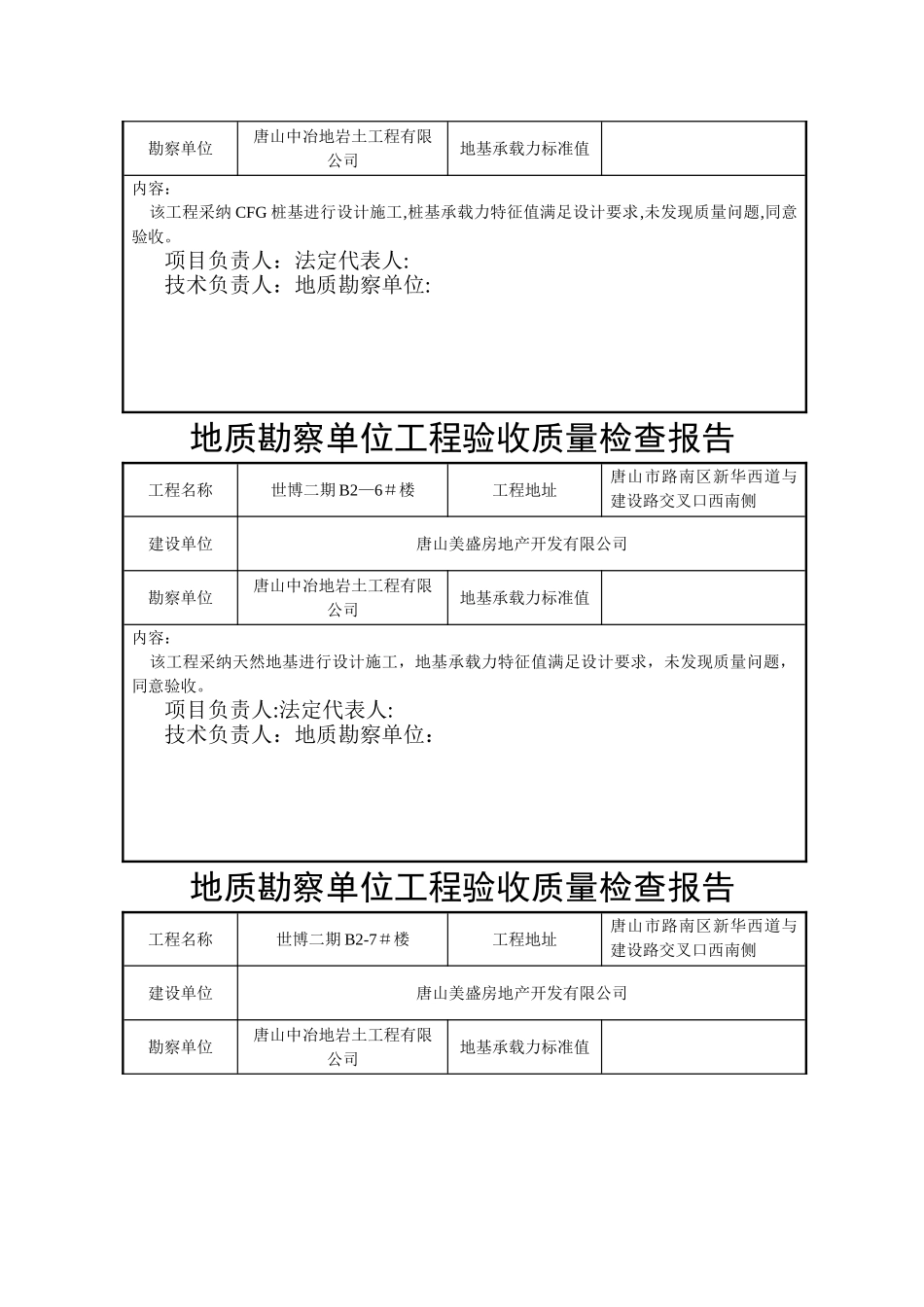 地质勘查单位工程验收质量检查报告_第2页