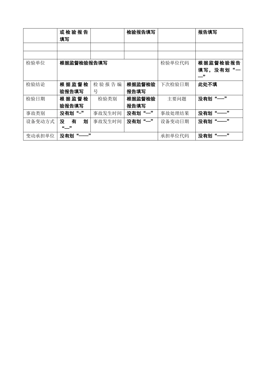 场内专用机动车辆注册登记表填写说明_第2页