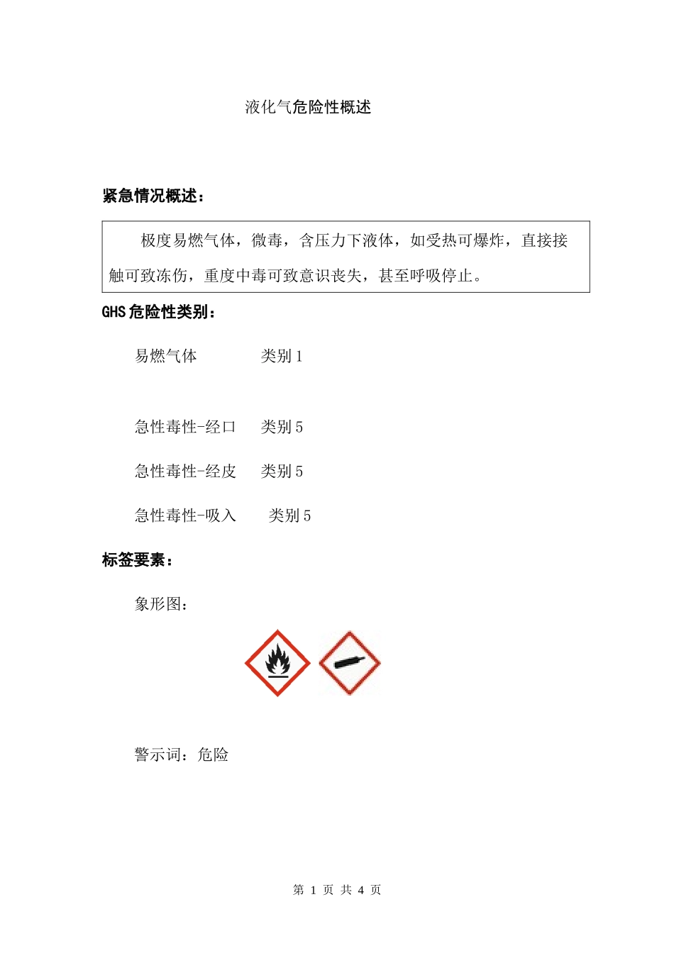 液化气危险性概述_第1页
