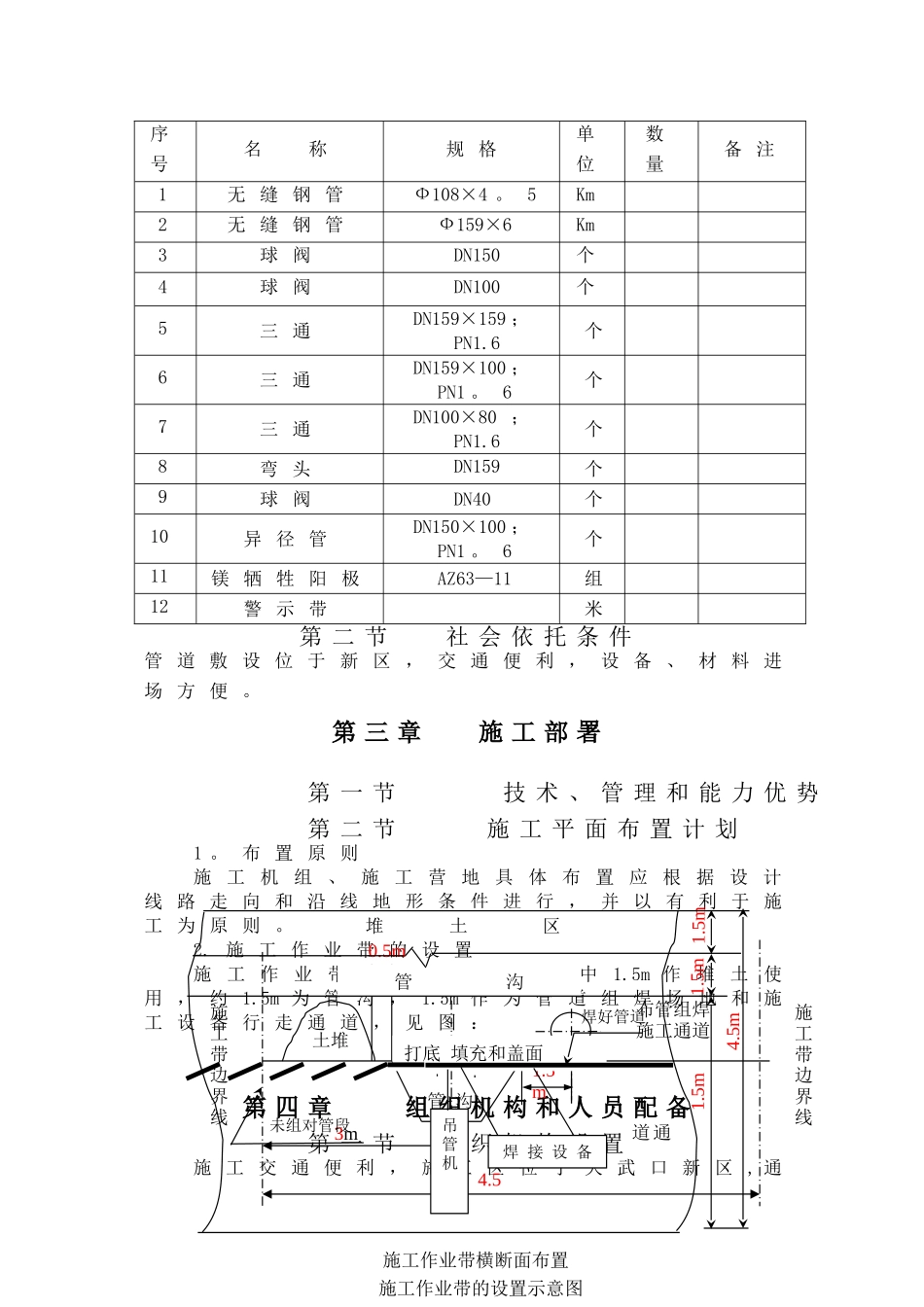 城区天然气管道施工组织设计_第3页