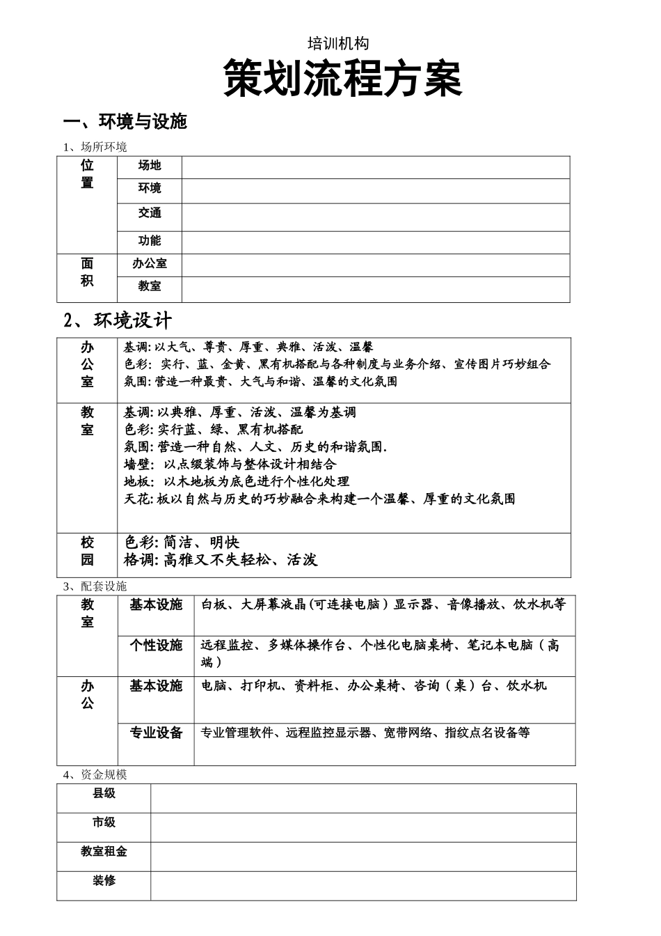 培训学校筹建方案_第1页