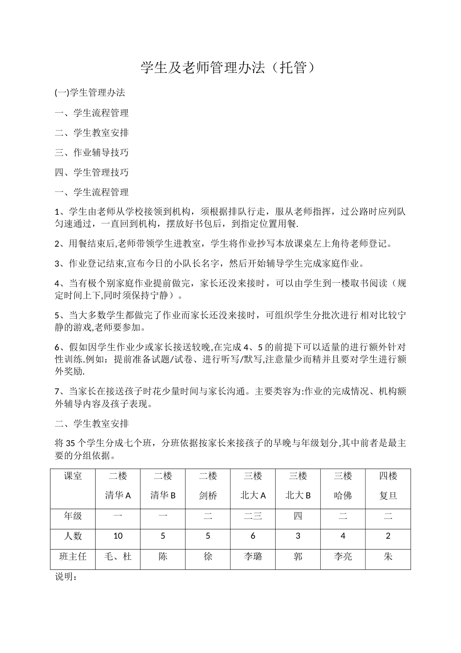 培训机构学生及教师管理办法_第1页