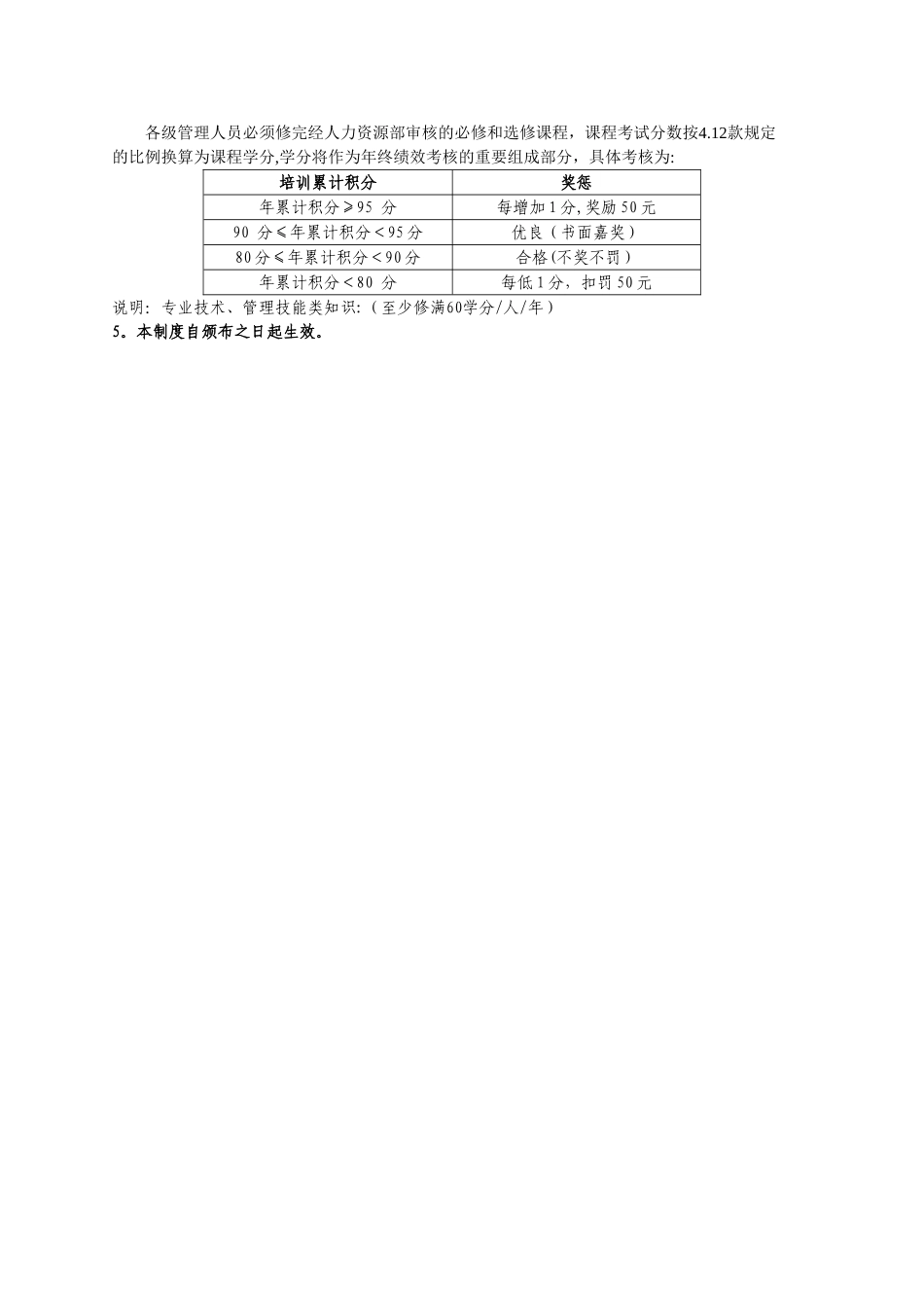 培训积分制管理办法_第2页