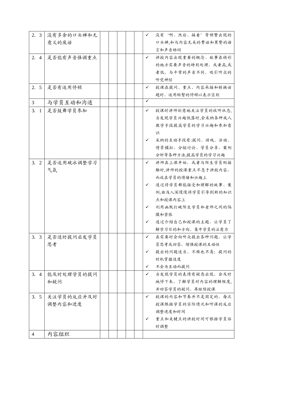 培训讲师考核评分表_第2页