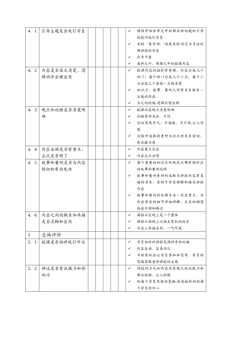 培训讲师考核评分表_第3页