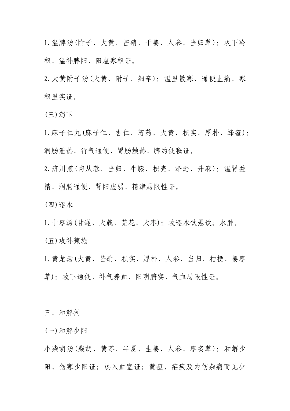 2025年中医主治医师考试方剂学复习笔记_第3页