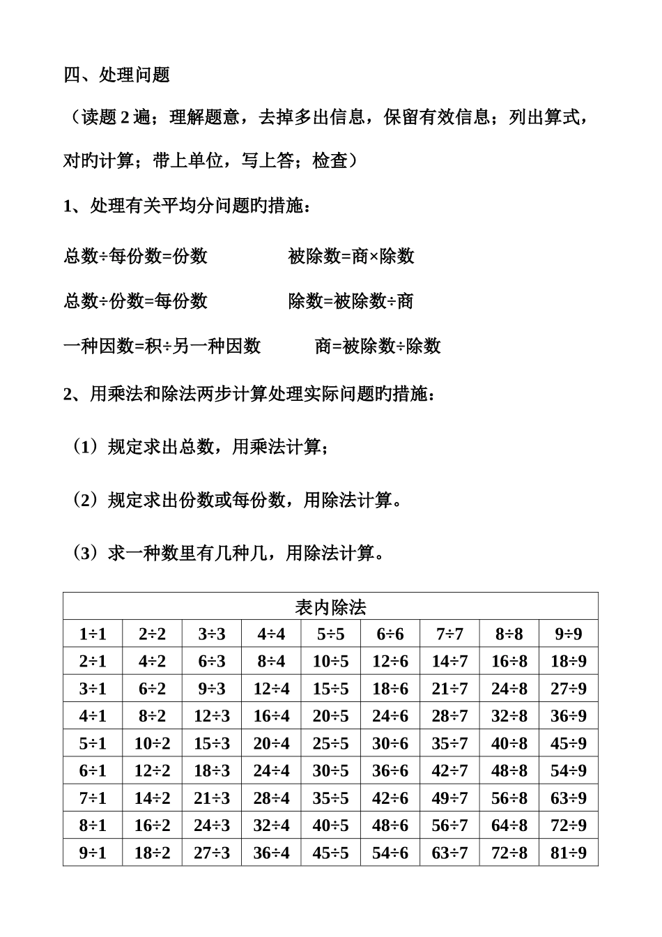 2025年人教版数学二年级下册知识点归纳总结_第3页