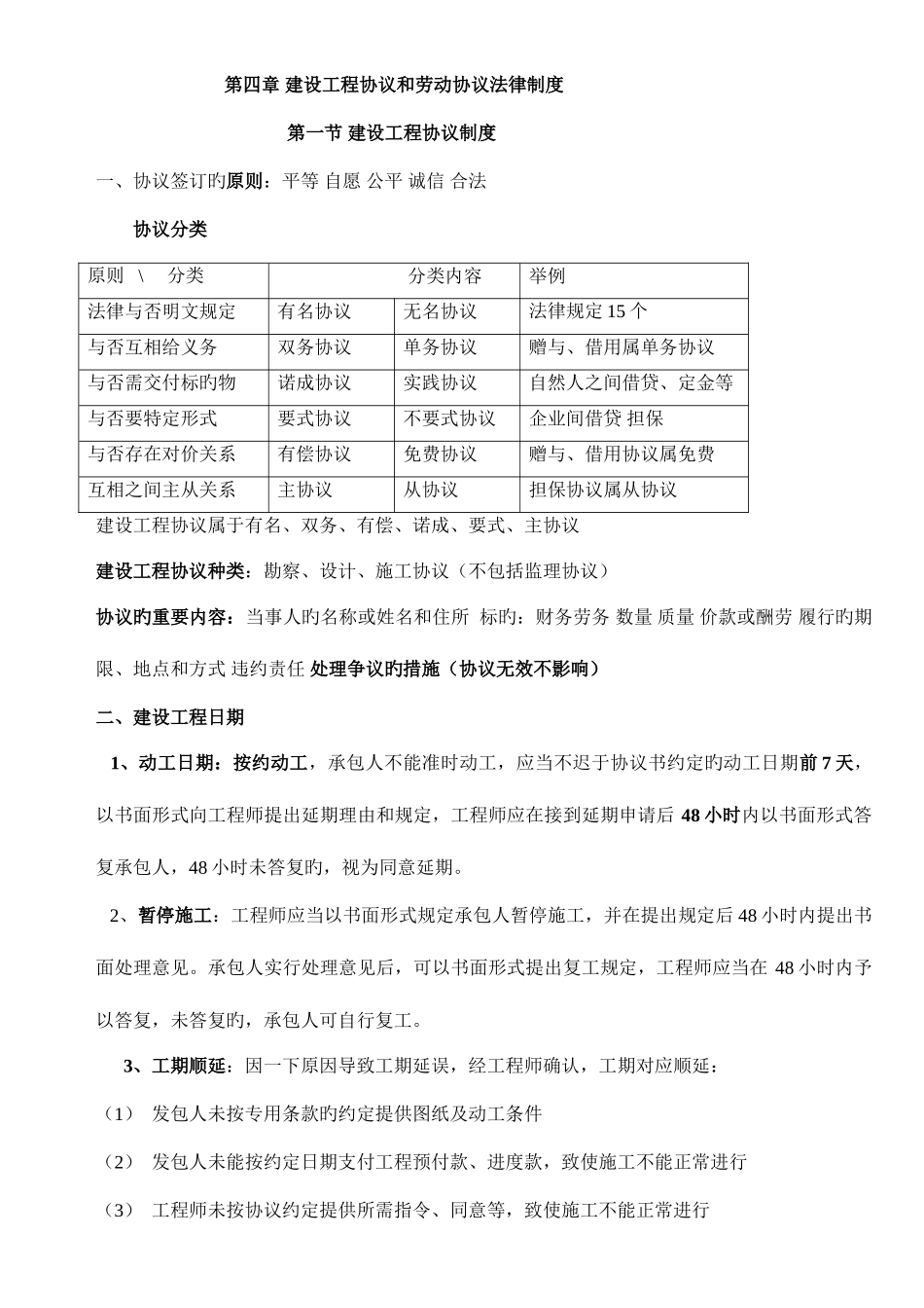 2025年二建法规建设工程合同和劳动合同法律制度_第1页