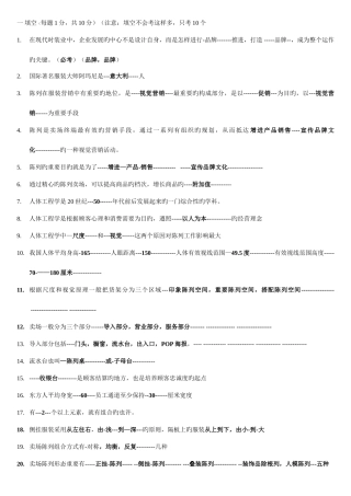 2025年中国服装设计师协会陈列设计模拟试题库