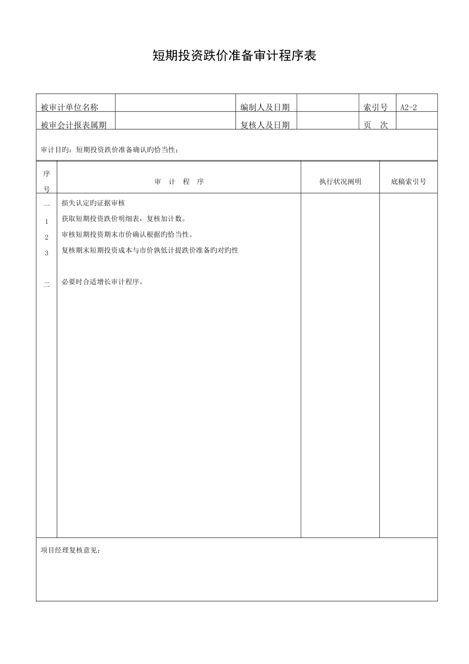 2025年全套资产类程序表汇编_第3页