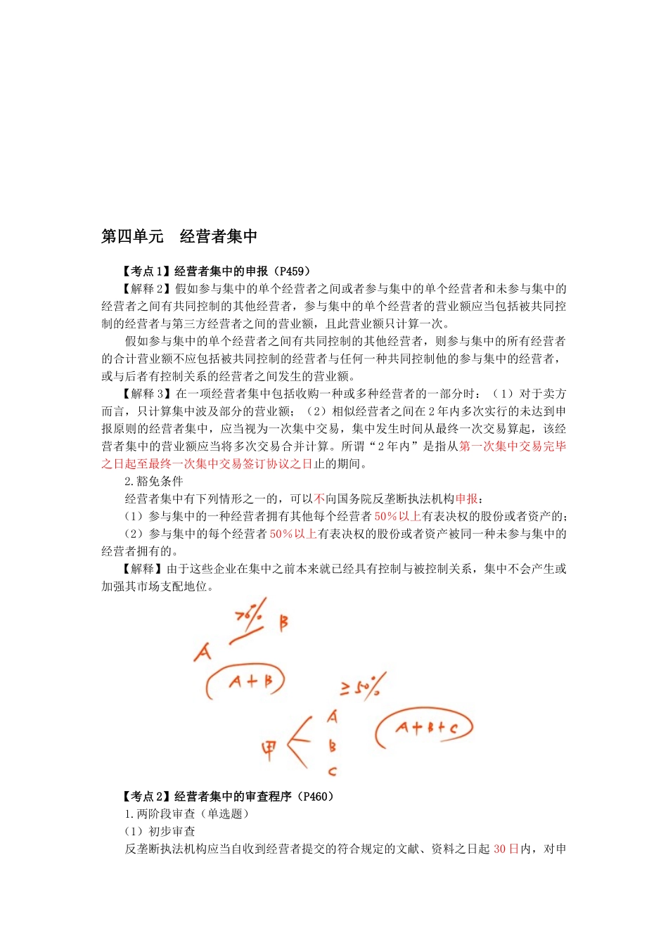 2025年CPA《经济法》考点解读反垄断法律制度_第1页