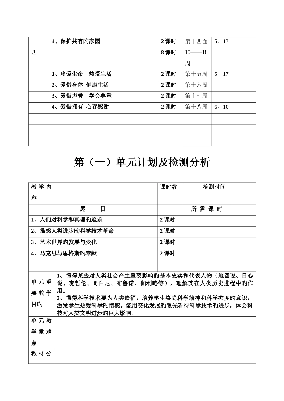 2025年北京版小学品德与社会六年级下册教案全册_第3页