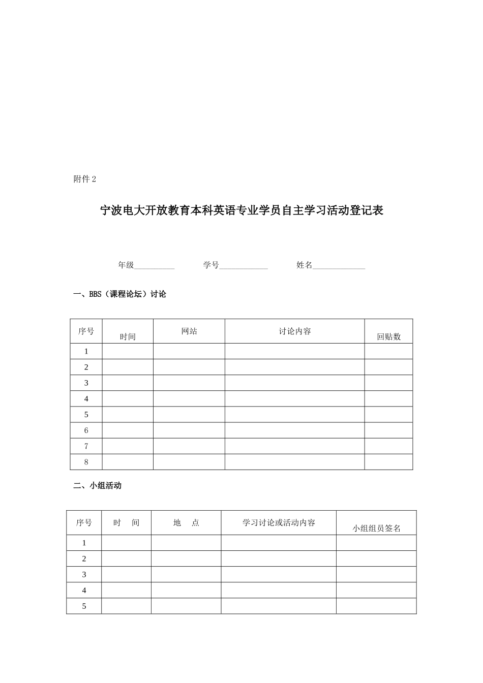 2025年宁波电大开放教育本科英语专业学员过程学习要求_第3页