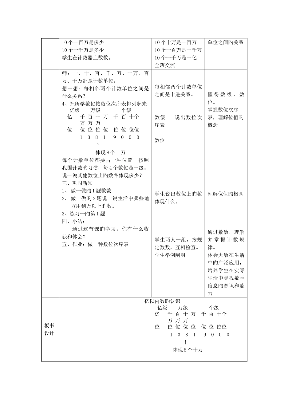 2025年人教课标版小学数学四年级上册全册教案_第2页