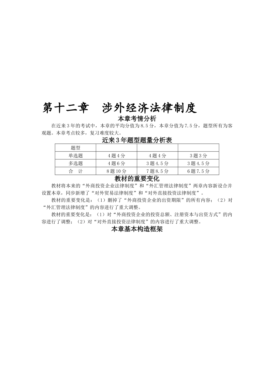 2025年CPA《经济法》考点解读涉外经济法律制度_第1页