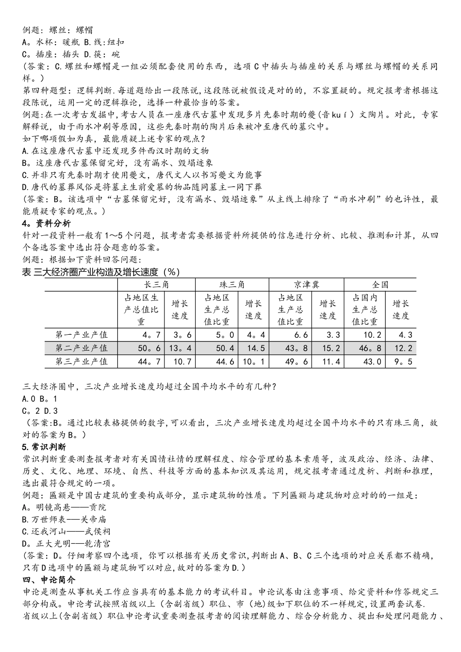 2025年公务员公共科目考试大纲_第3页