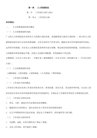 2025年助理人力资源管理师三级笔记考试失败后总结归纳最终通过分享成果