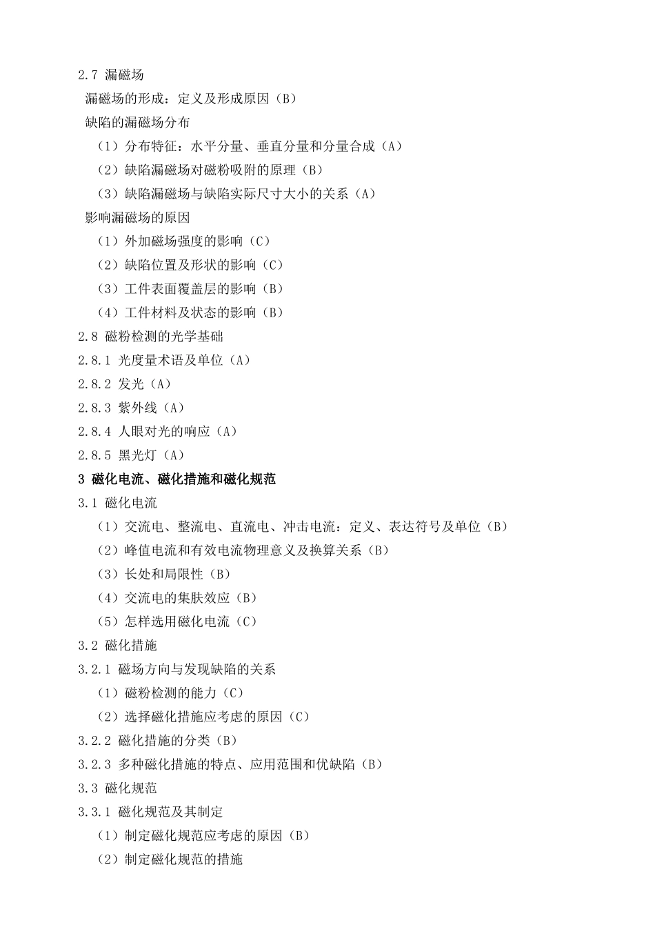 2025年特种设备无损检测级人员考核大纲_第3页