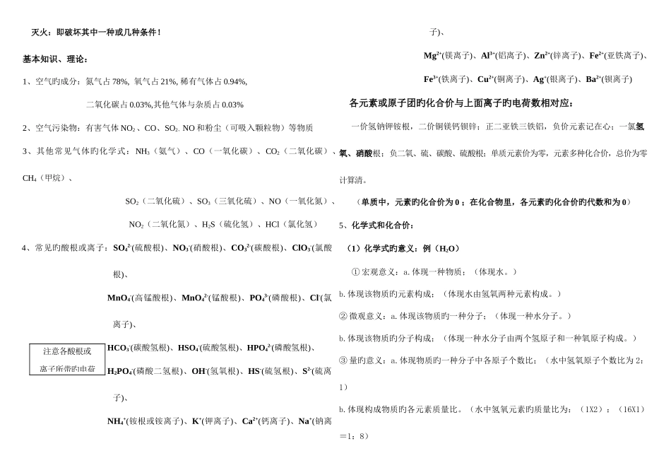 2025年初中化学总复习必背资料_第3页