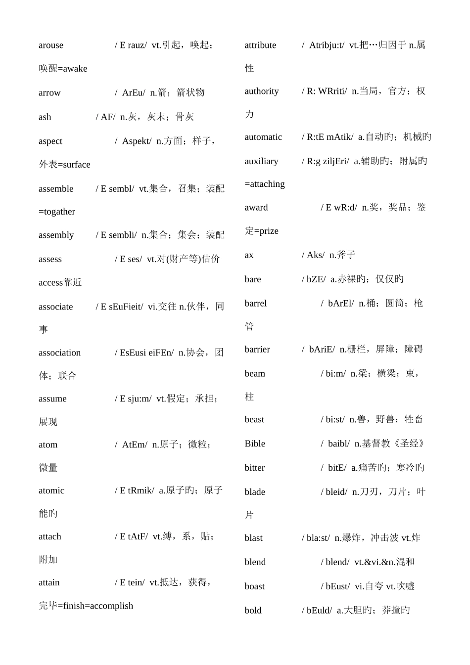2025年专四词汇表_第2页