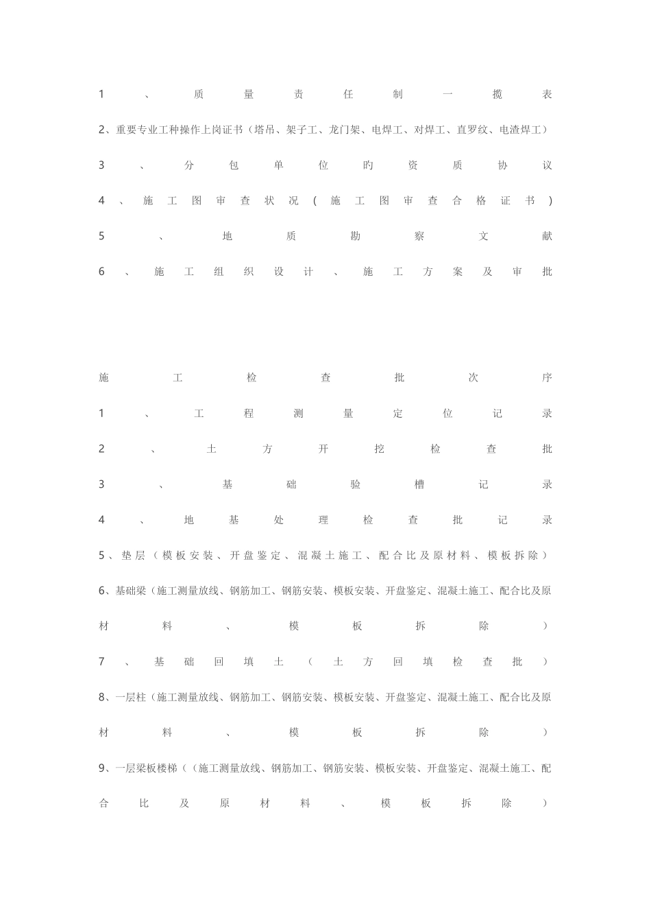 2025年全套施工资料填写范例_第2页
