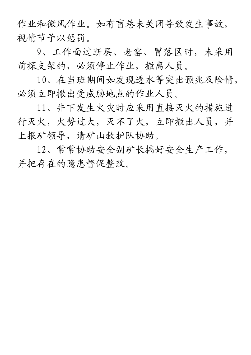 2025年煤矿安全员岗位责任制_第2页