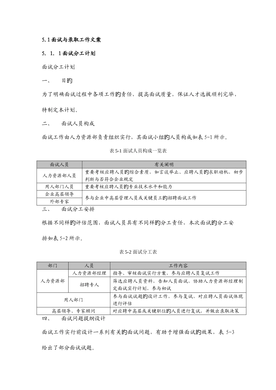2025年人力资源管理面试操作手册_第1页