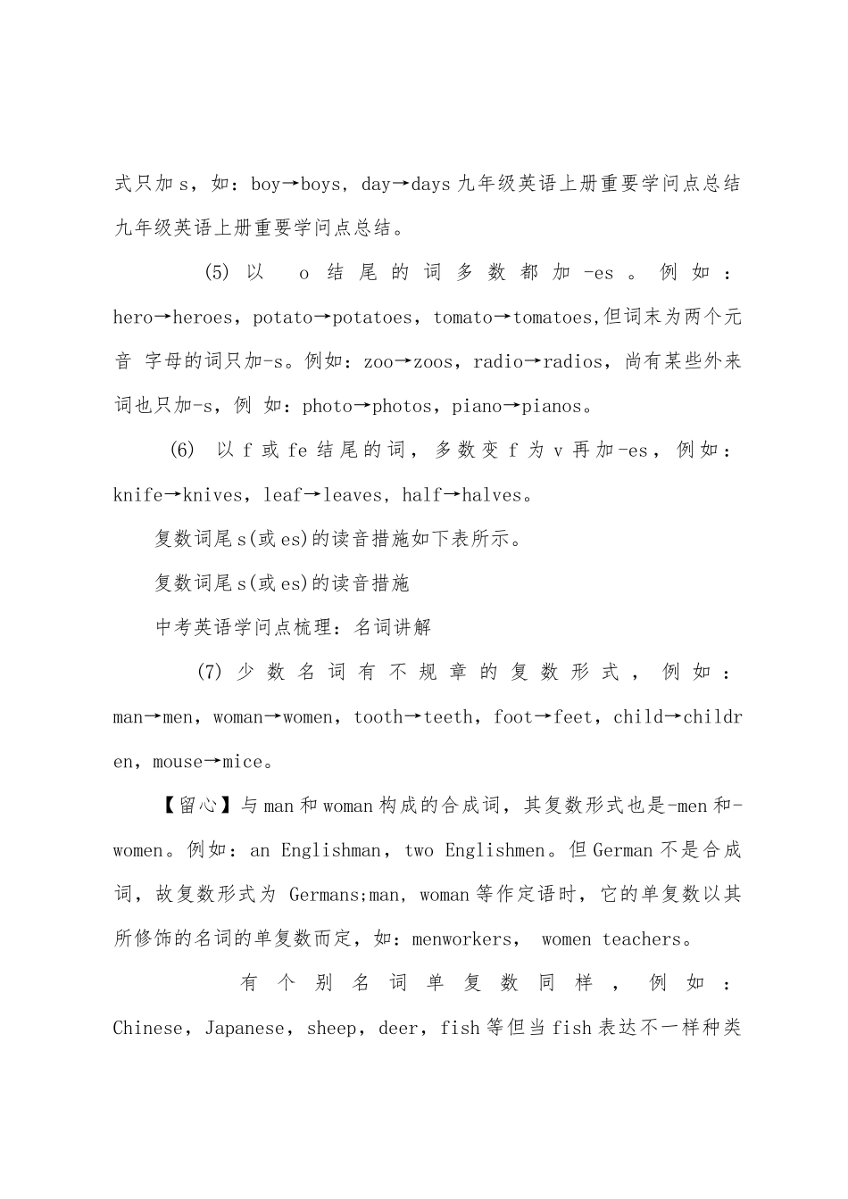 2025年九年级英语知识点总结归纳_第2页